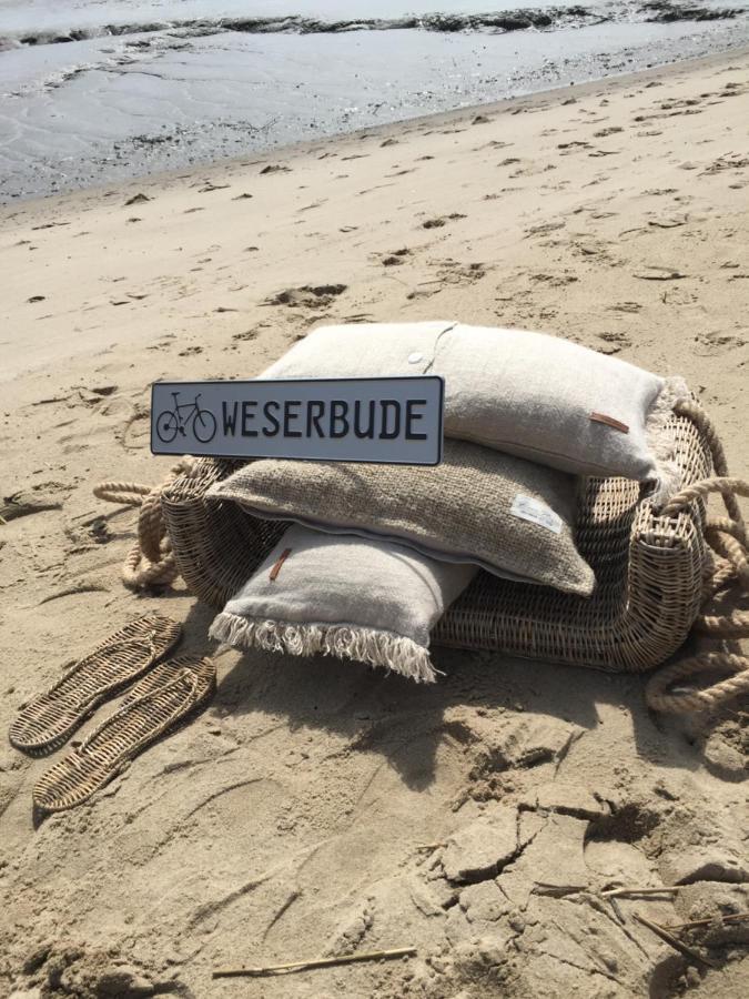 Moin !Die Weserbude Nordenham Dış mekan fotoğraf